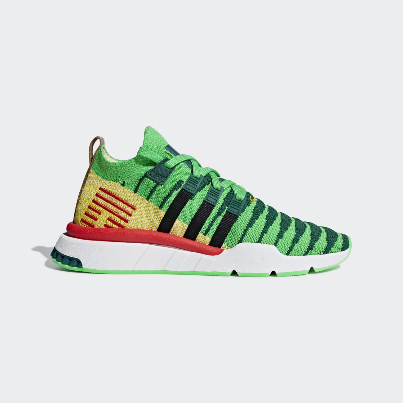 Adidas Dragonball Z EQT Support Mid ADV Primeknit Férfi Utcai Cipő - Zöld [D18373]